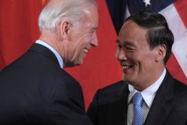 Joe Biden and Wang Qishan