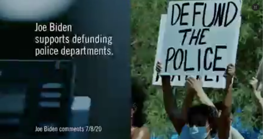 biden defunds police