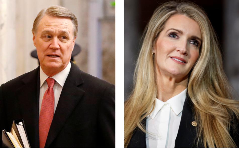 David Perdue and Kelly Loeffler