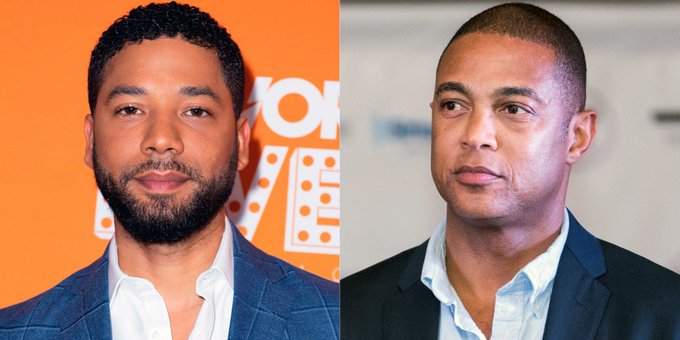 Jussie Smollett and Don Lemon